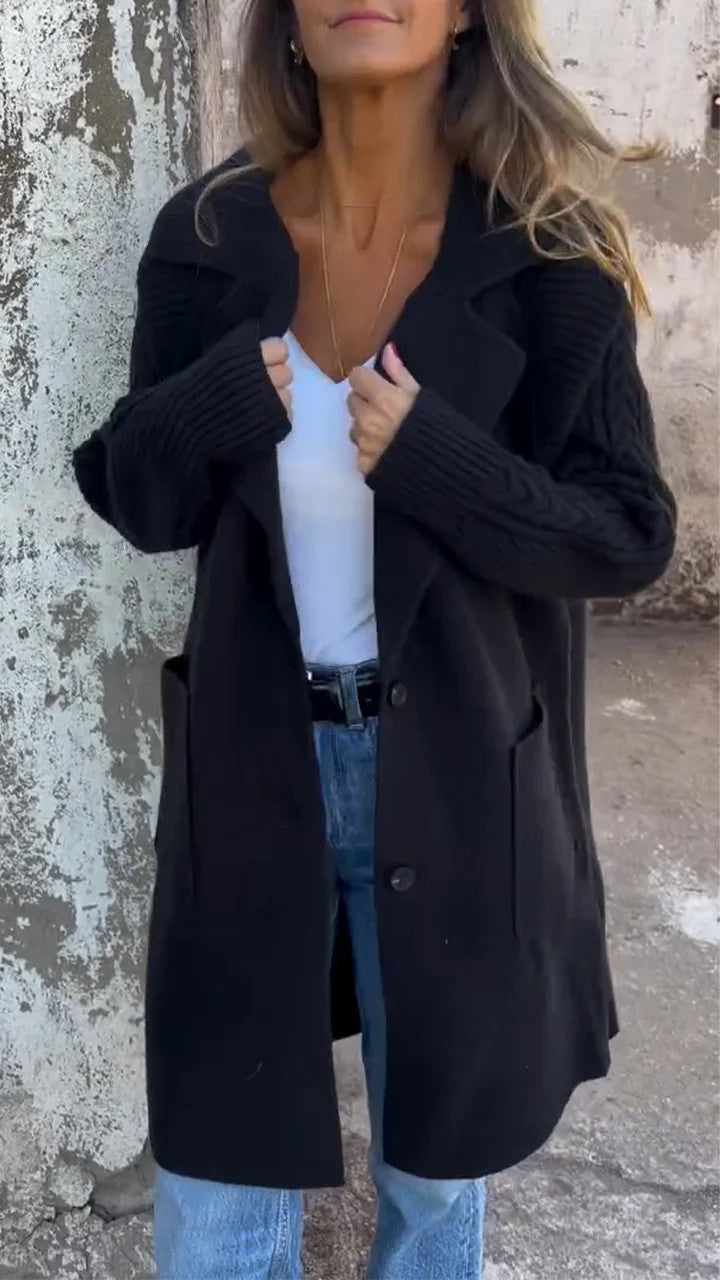Natalie Cable-Knit Coat™
