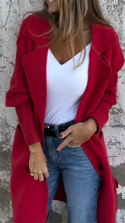 Natalie Cable-Knit Coat™