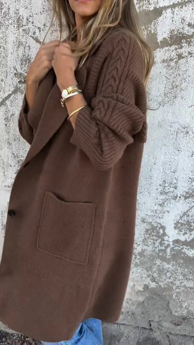 Natalie Cable-Knit Coat™