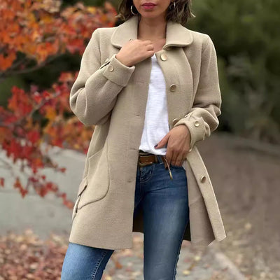 Corina™ | Classic Button-Down Oversized Coat